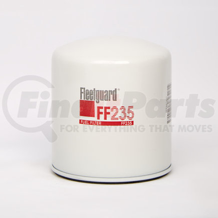 Fleetguard FF235 Fuel Filter - Spin-On, 4.16 in. Height