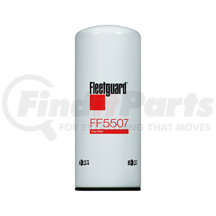 FLEETGUARD FF5507 - fuel filter - secondary, 10.39 in. height | fuel, secondary
