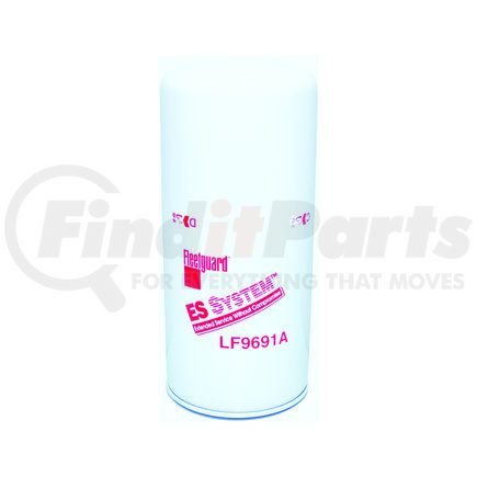 Fleetguard LF9691A Engine Oil Filter - 12.2 in. Height, 5.34 in. (Largest OD), StrataPore Media, Venturi Combo