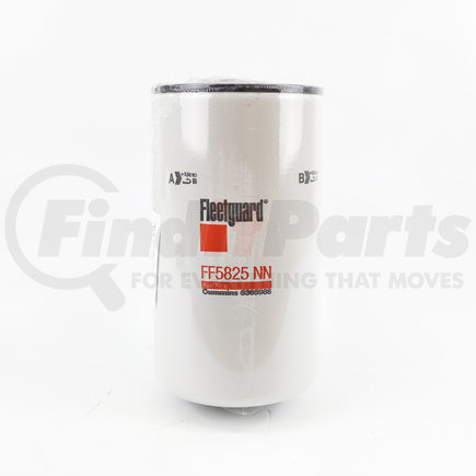 Fleetguard FF5825NN Fuel Filter - Extended Service, Approved filter for X15, NanoNet Media, 8.92" Height