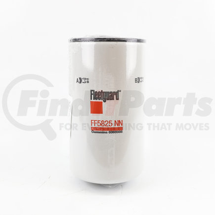Fleetguard FF5825NN Fuel Filter - Extended Service, Approved filter for X15, NanoNet Media, 8.92 in. Height