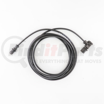 Meritor S4497130300 ABS Wheel Speed Sensor Cable - 118.11 in. Length, Din 2 Pin Female, 90 Degree Connector