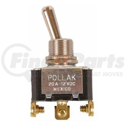 POLLAK 34-572P Toggle Switch - 11/16" Std., 20A