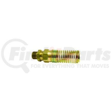 Tramec Sloan S378AB-6-6P Air Brake Fitting - 3/8 Inch x 3/8 Inch Male Connector with Spring