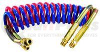 Tramec Sloan 451091NB Coiled Air with Brass Handle, 15', BLUE, 12 & 48 LEADS, 1/2 NPT