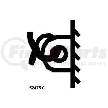 Genie 52475GT GENIE ORIGINAL OEM, DECAL, LABEL, TRANSPORT TIE DOWN