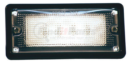 Grote 61890 Dome Light - Rectangular, LED, Blue/White, 10-32V, Screw Mount