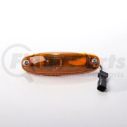 Freightliner GNI-1214003 Marker Light - Amber Lens, LED, Pigtail Plug, fits Freightliner Cascadia