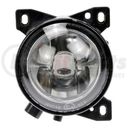 Dorman 888-5414CD Fog Light Assembly - 4.3" Round, Halogen, 12V, Bolt-on, Clear Lens, Black Housing