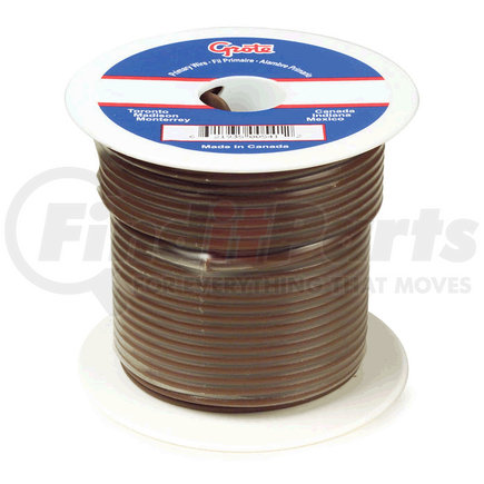 Grote 87-7001 Primary Wire, 14 Gauge, Brown, 100 Ft Roll