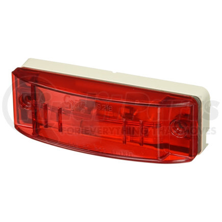 Grote 46802 Clearance Light - 5-7/8 in. Rectangular, Red, Optic Lens