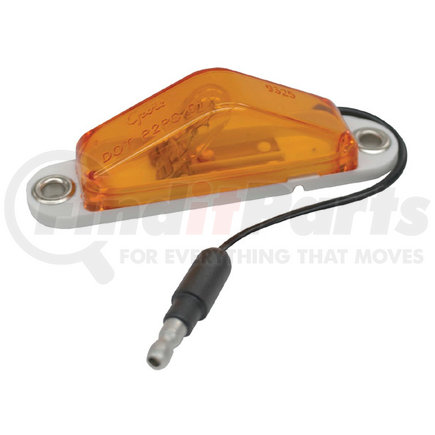 Grote 45523 Clearance Marker Light with Peak Lens, .180 Male Bullet Termination, Yellow