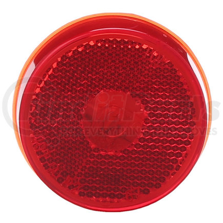 Grote 45222 Clearance Light - 2.5 in. dia. Round, Reflex Lens, Grommet/Bracket Mount