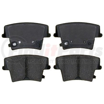 ACDelco 17D1057AMHPVF1 Disc Brake Pad Set-Police Semi-Metallic Disc Brake Pad Rear ACDelco Specialty