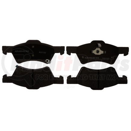 ACDelco 14D857CF1 Disc Brake Pad - Front, for 01-07 Chrysler Town and Country/Caravan/Grand Caravan