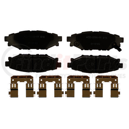 ACDelco 14D1114CHF1 PAD SET,RR DISC