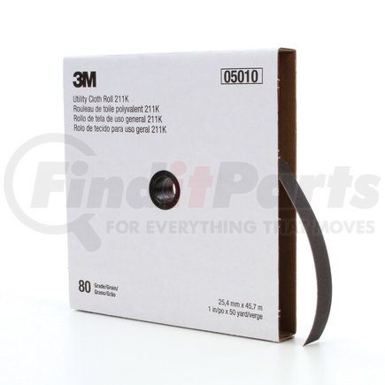 3M 5010 Cloth Utility Roll 05010, 1" x 50 yd, 80J