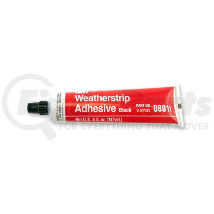 3M 8011 Weatherstrip Adhesive 08011 Black, 5 oz Tube