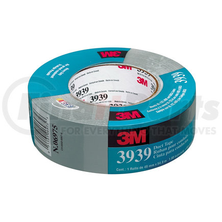 3M 6975 Duct Tape 3939 Silver, 48 mm x 54.8 m Bulk