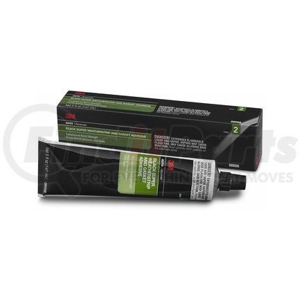 3M 8008 Super Weatherstrip Adhesive 08008 Black, 5 oz Tube