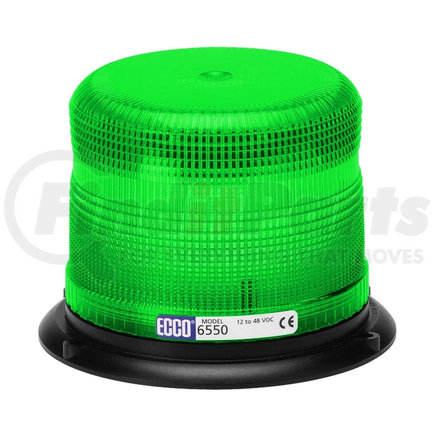 ECCO 6550G SAE Class II Strobe Green Beacon