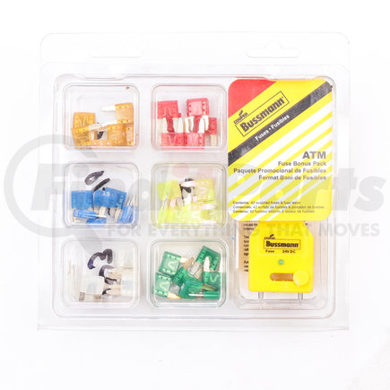 Bussmann Fuses NO.43 CARDED FUSE KITS, ATM Fuse Pack-42 Fuses & Tester-Puller