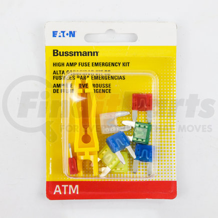 Bussmann Fuses BP/ATM-AH8-RPP CARDED FUSE KITS, ATM High Amp Fuse Emergency Kit w/ Tester-Puller