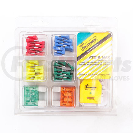 Bussmann Fuses NO.53 CARDED FUSE KITS, 45-Piece ATC-Max Fuse Kit w/ Tester-Puller