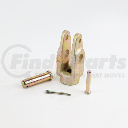 Accuride AS3001 ASA Clevis Kit - Threaded - Straight - 1/2-20 Thd. - 1/2" Pin (Gunite)
