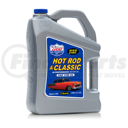 Lucas Oil 10679 Hot Rod & Classic Car HP Motor Oil SAE 10W-30