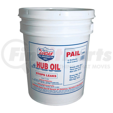 Lucas Oil 10089 Hub Oil - 5 Gallon Pail