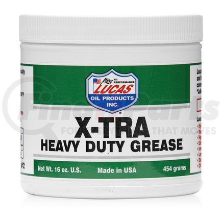LUCAS OIL 10330 - x-tra h/d grease - case of 12 | x-tra h/d grease | wheel bearing grease