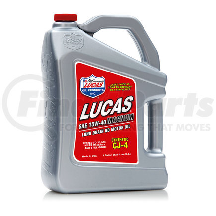 Lucas Oil 10299 Synthetic SAE 15W-40 "CJ-4" Motor Oil