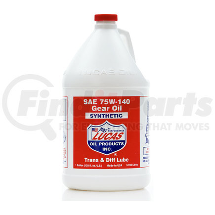 LUCAS OIL 10122 - synthetic sae 75w-140 trans & diff lube | synthetic sae 75w-140 trans & diff lube | gear oil