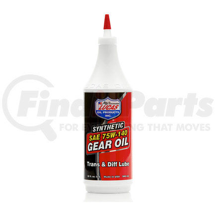 Lucas Oil 10121 Synthetic SAE 75W-140 Trans & Diff Lube