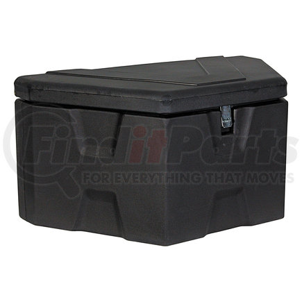 Buyers Products 1701680 Trailer Tool Box - Black, Poly, Trailer Tongue