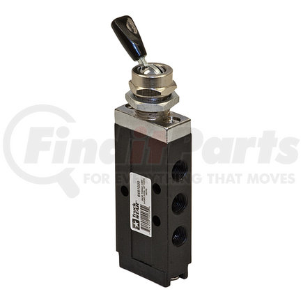 Buyers Products 6451030 Air Brake Toggle Control Valve - 4 Way, 2 Position, 5 Ports, 150 PSI