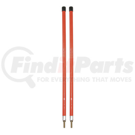 BUYERS PRODUCTS 1308111 - bumper guide, 3/4x36in. fluorescent orange bumper marker sight rods w/ hardware | bumper guide, 3/4x36in. fluorescent orange bumper marker sight rods w/ hardware
