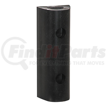 BUYERS PRODUCTS d312 - extruded rubber d-shaped bumper with 2 holes - 3 x 2-7/8 x 12in. long | extruded rubber d-shaped bumper with 2 holes - 3 x 2-7/8 x 12in. long