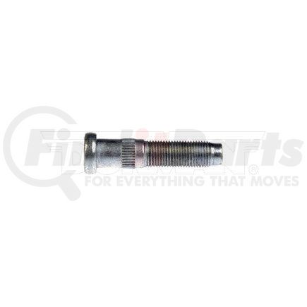 Dorman 610-419.1 9/16-18 Serrated Wheel Stud - 0.619 In. Knurl, 2.580 In. Length