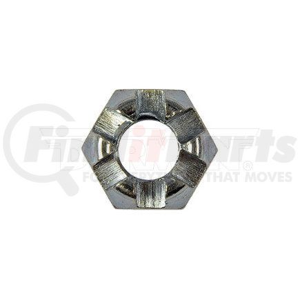 Dorman 814-060 Hex Nut-Castellated-Thread Size 1/4-28, Height 7/16 In.