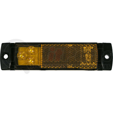 Peterson Lighting 1203A 1203 ECE and DOT Compliant Marker and Outline Lights with Integral Reflex - Amber