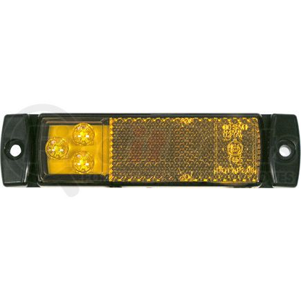 Peterson Lighting 1203A-PKD 1203 ECE and DOT Compliant Marker and Outline Lights with Integral Reflex - Amber with Hard-Shell Connector