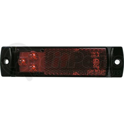 Peterson Lighting 1203R 1203 ECE and DOT Compliant Marker and Outline Lights with Integral Reflex - Red