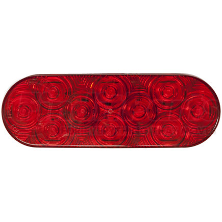 Peterson Lighting 1220R-10 1220R-10/1223R-10 LumenX® LED Oval Stop, Turn and Tail Light, AMP - Red Grommet Mount