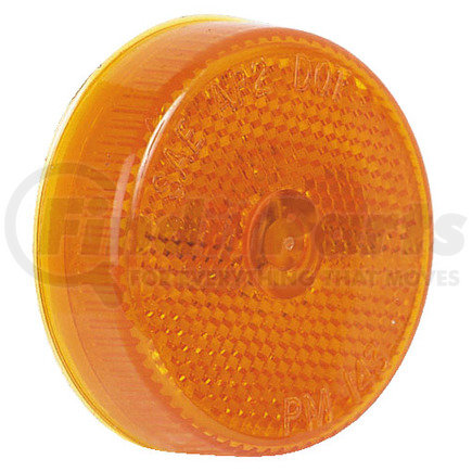 Peterson Lighting 143A Incandescent Marker/ Clearance, Round, w/ Reflex, 2.5", amber, poly bag