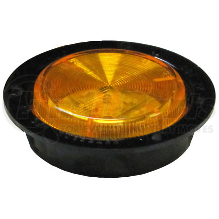 Peterson Lighting 165FA-MV LED Marker/ Clearance, Round, Flange 2" Multi-volt, amber, poly bag