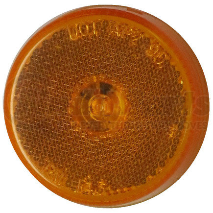 Peterson Lighting 175A LED Marker/ Clearance, P2, Round, w/ Reflex, 2.5", amber, poly bag