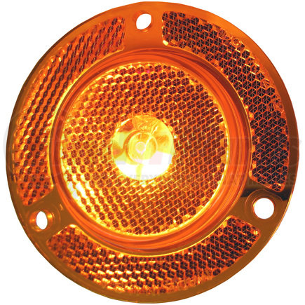 Peterson Lighting 190FA 190 2" LED Clearance/Side Marker with Reflex - 2" Amber LED Clearance/ Side Marker, Flange