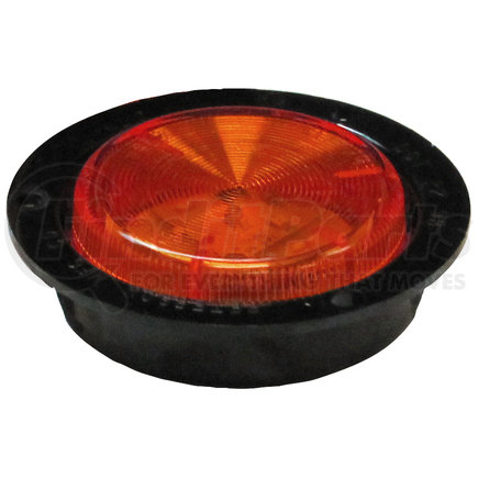 Peterson Lighting 192FR LED Marker/ Clearance, P2, Round, AMP, w/ Flange, 2.5", red, poly bag